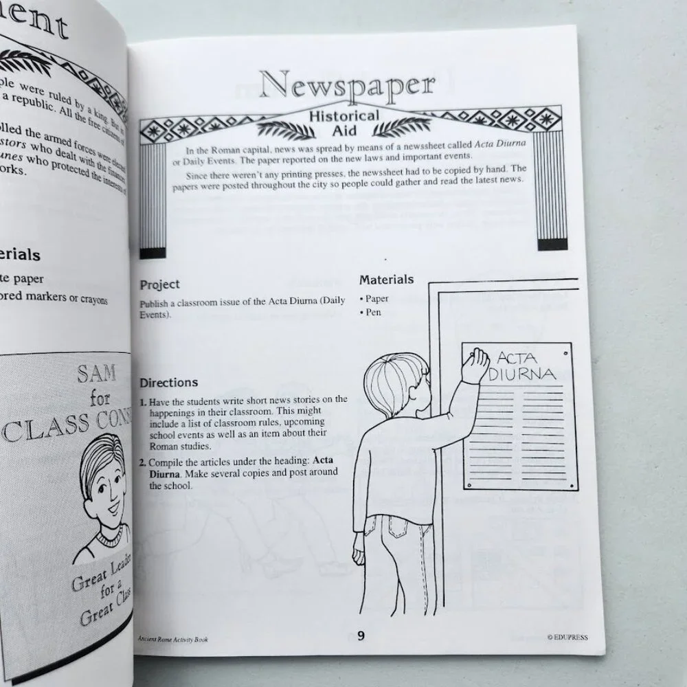 Ancient Rome Greece Hands-On Heritage Book Bundle Art, Crafts, Cooking, History